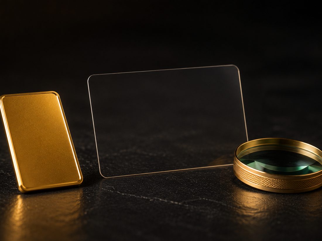 Lingote de oro con su certificado de pureza